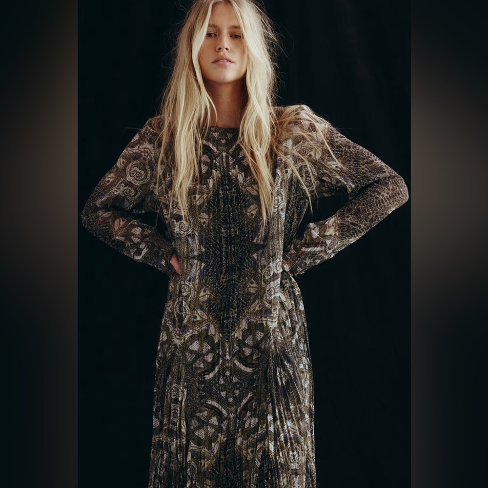 Hm crinkled dress large - Picture 4 of 9